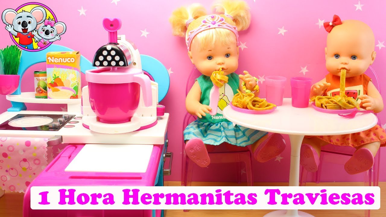 1 HORA DE VIDEO Bebés de Juguete HERMANITAS Naia y Alice - JUGUETES TOYS