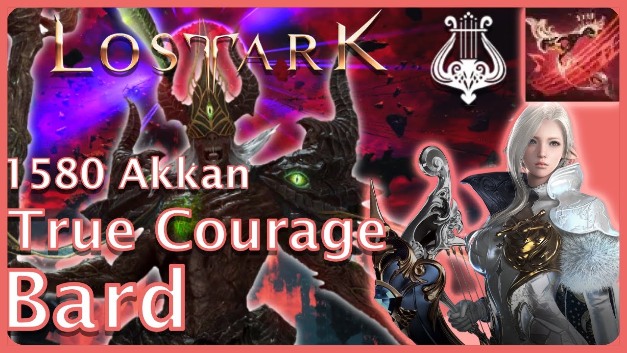 Lost Ark - Solo Akkan DPS Bard (True Courage) 1580