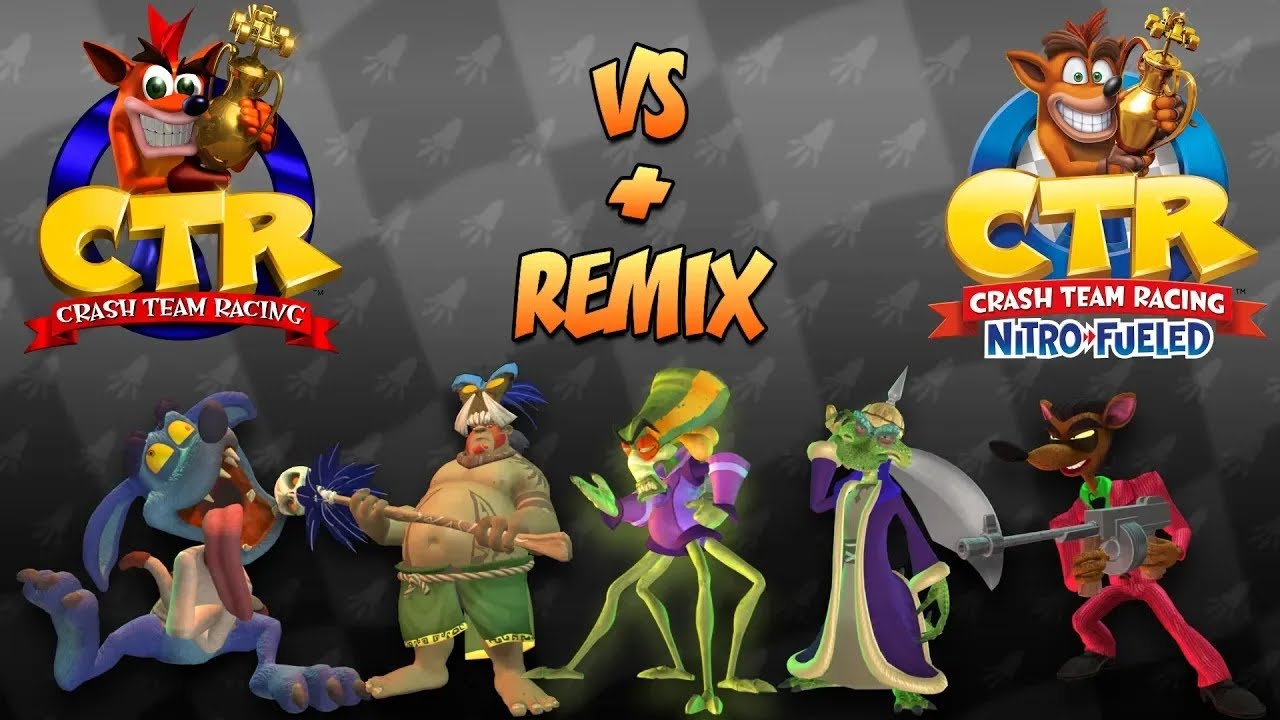 ♦ OST CTR Original vs CTR Nitro-Fueled: All Bosses (OLD vs NEW & TOGETHER)
