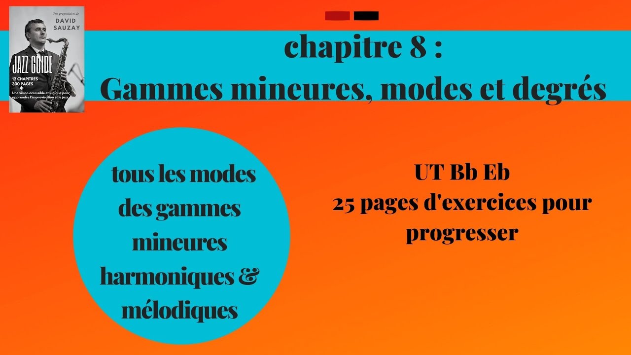 Gammes mineures modes & degrés 1ere partie