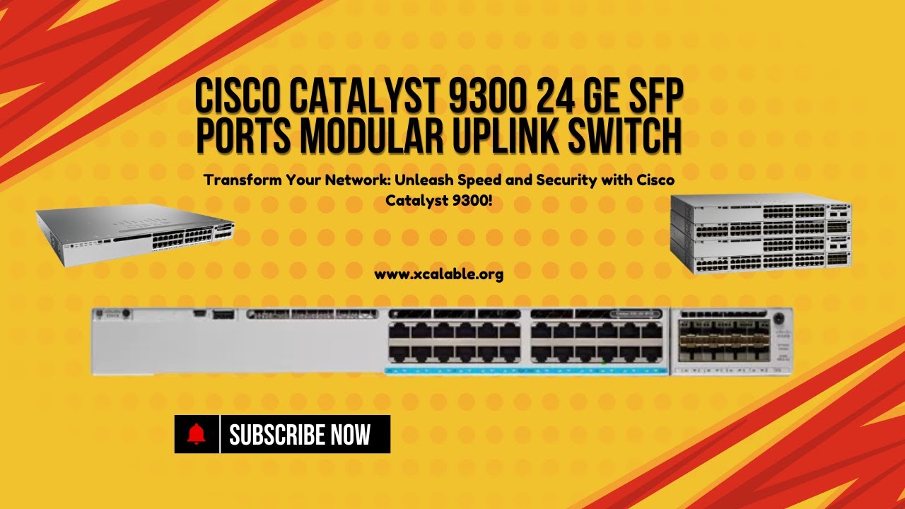 Cisco Catalyst 9300 24GE SFP PORTS MODULAR UPLINK SWITCH C9300-24S-E