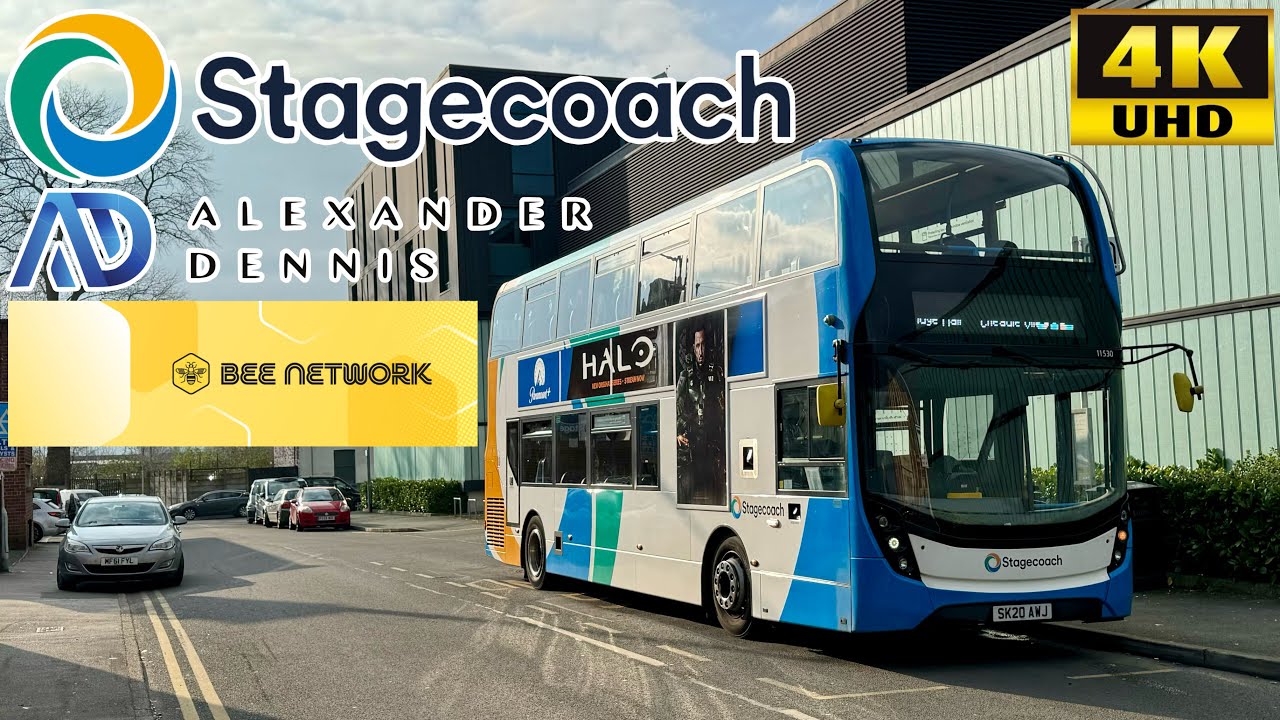 [Stagecoach Manchester: 312 Stockport to Cheadle Hulme via Adswood] ADL Enviro400MMC Bee Network Bus
