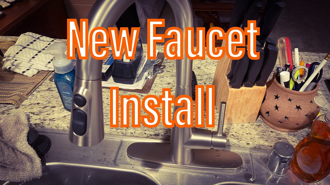 Moen faucet Install 7864SRS