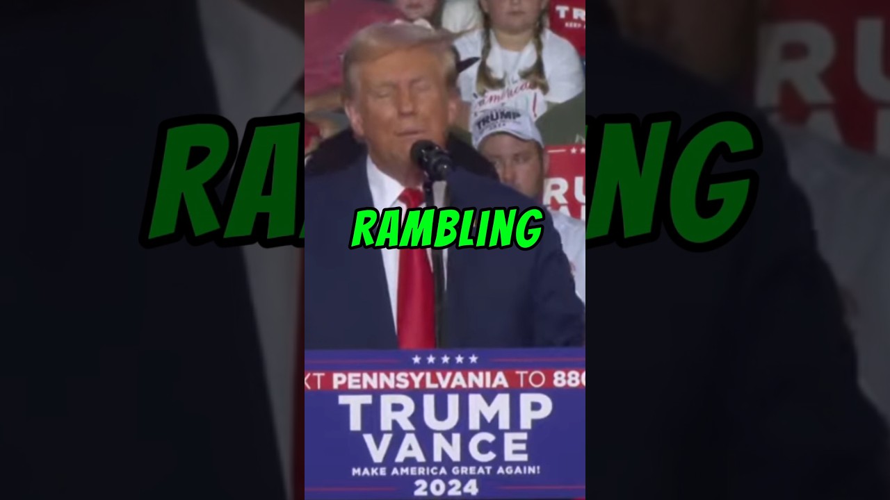Trump Rambling NON-STOP 😂