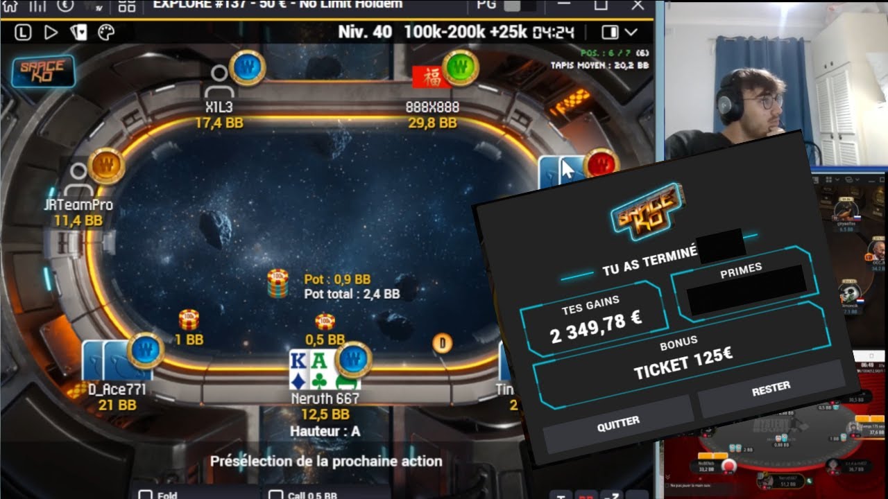 TABLE FINALE SPACE KO 50 WINAMAX