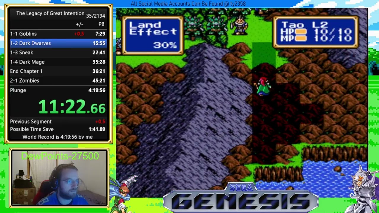 4:18:29 Shining Force Any% Speedrun New WR