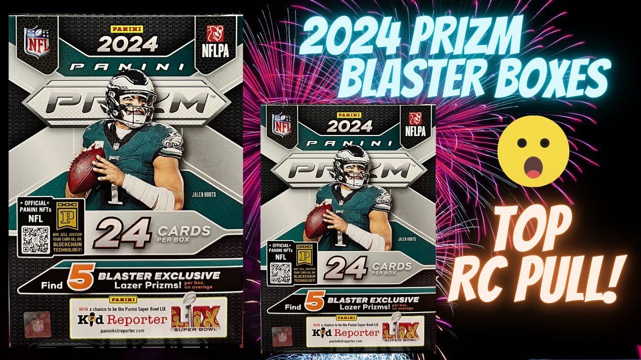 2024 Panini Prizm Football Blaster Boxes ** Big Hit!! from 2 Blaster Boxes! **