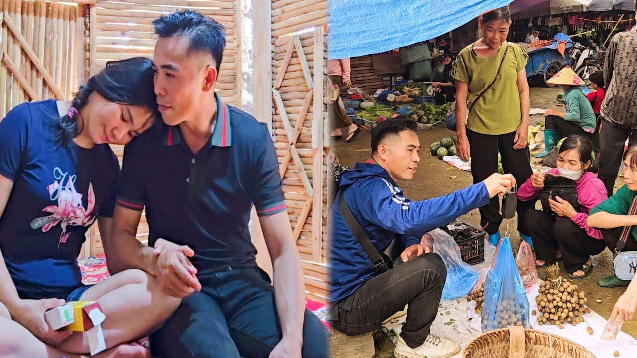 Warmth of humanity: Mr. Men goes to the market alone to sell longan when Thuy is sick_Ly Thanh Thuy 