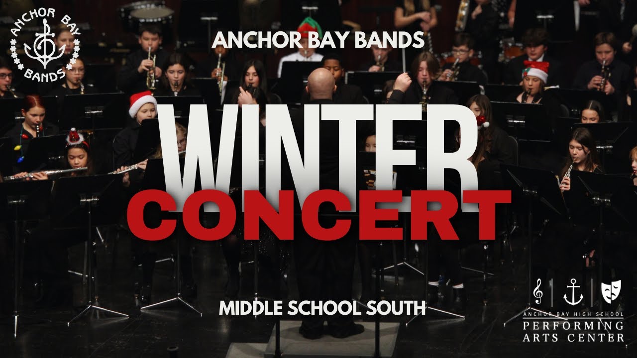 Anchor Bay Bands - Middle School South - Winter Concert - 12/9/2025
