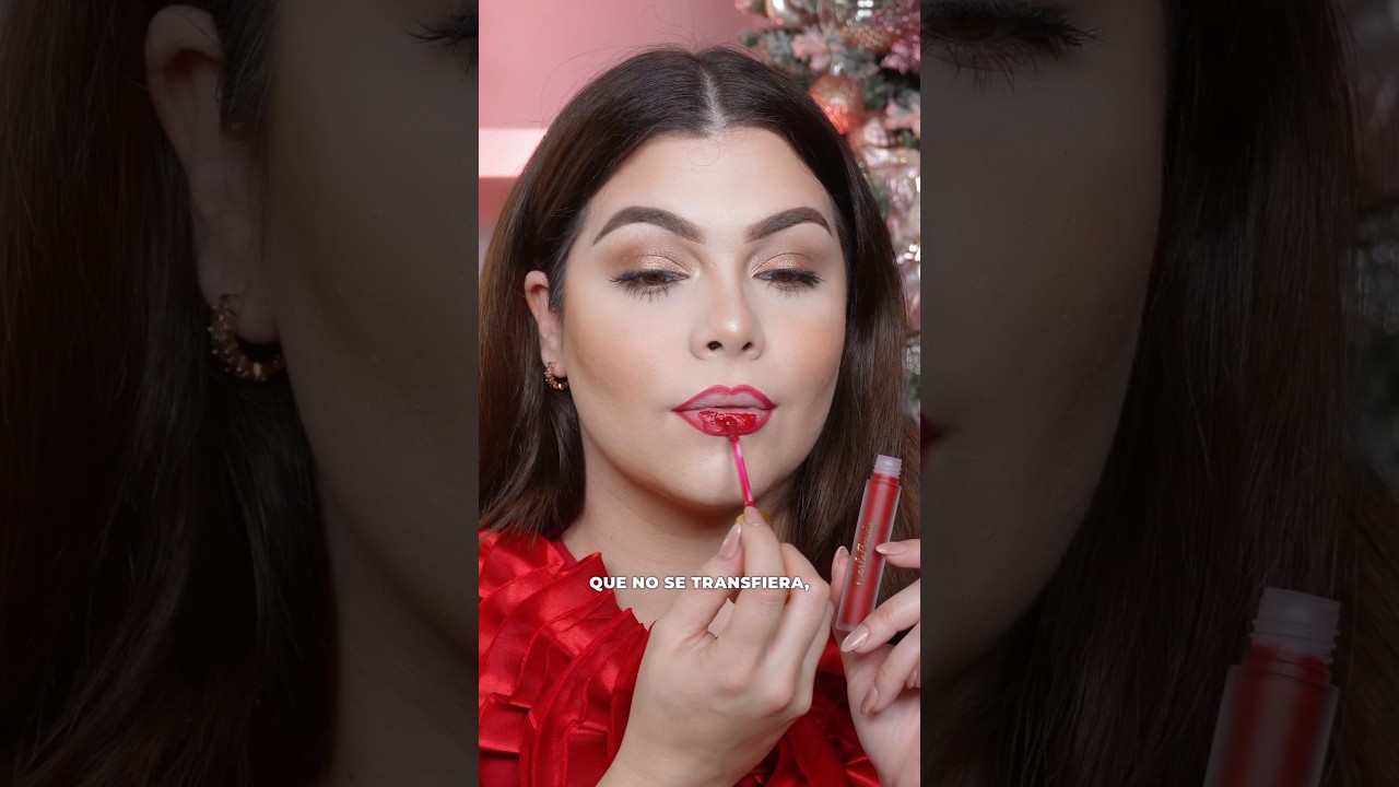 LABIOS ROJOS PERFECTOS TUTORIAL PASO A PASO✨ #tutorialdemaquillaje #labiosrojos