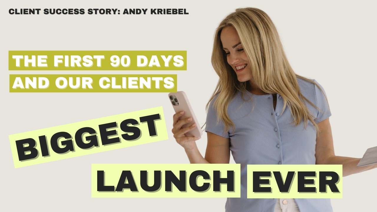From Overwhelmed to His Biggest Launch Yet: Andy Kriebel’s Fractional CMO Client Case Study
