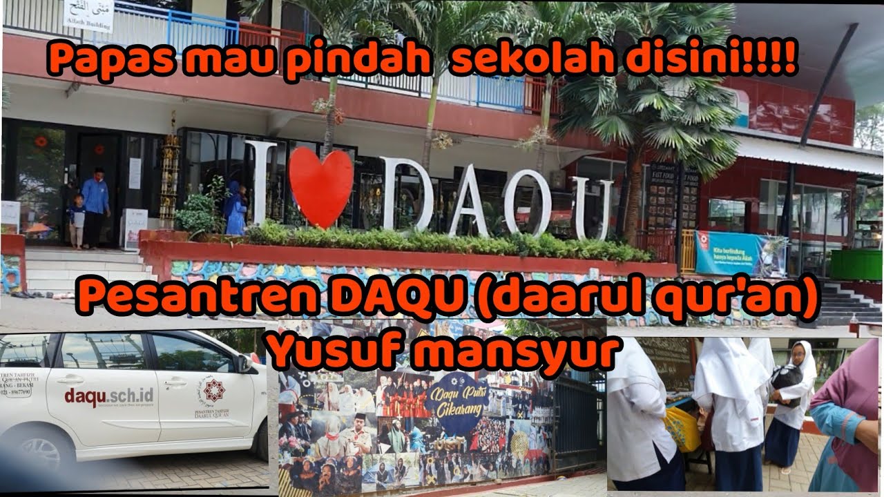 Yuk kita intip ada apa saja di dalam asrama pesantren DAQU (daarul qur'an) yusuf mansur
