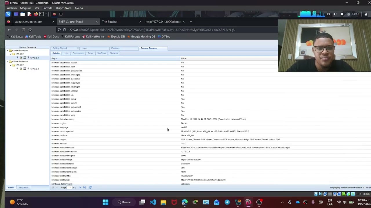 S.P 4.4.8 Lab Using the Browser Exploitation Framework BeEF