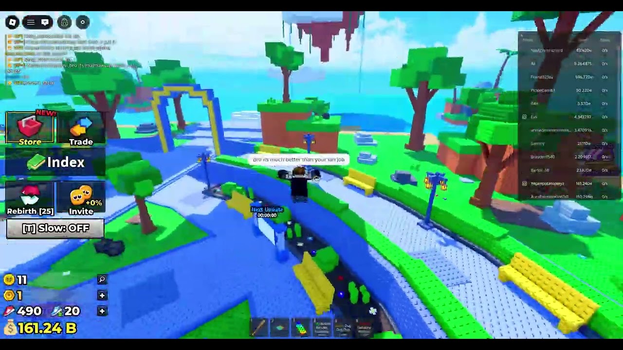 a glitch i found in escape tsunami for brainrots