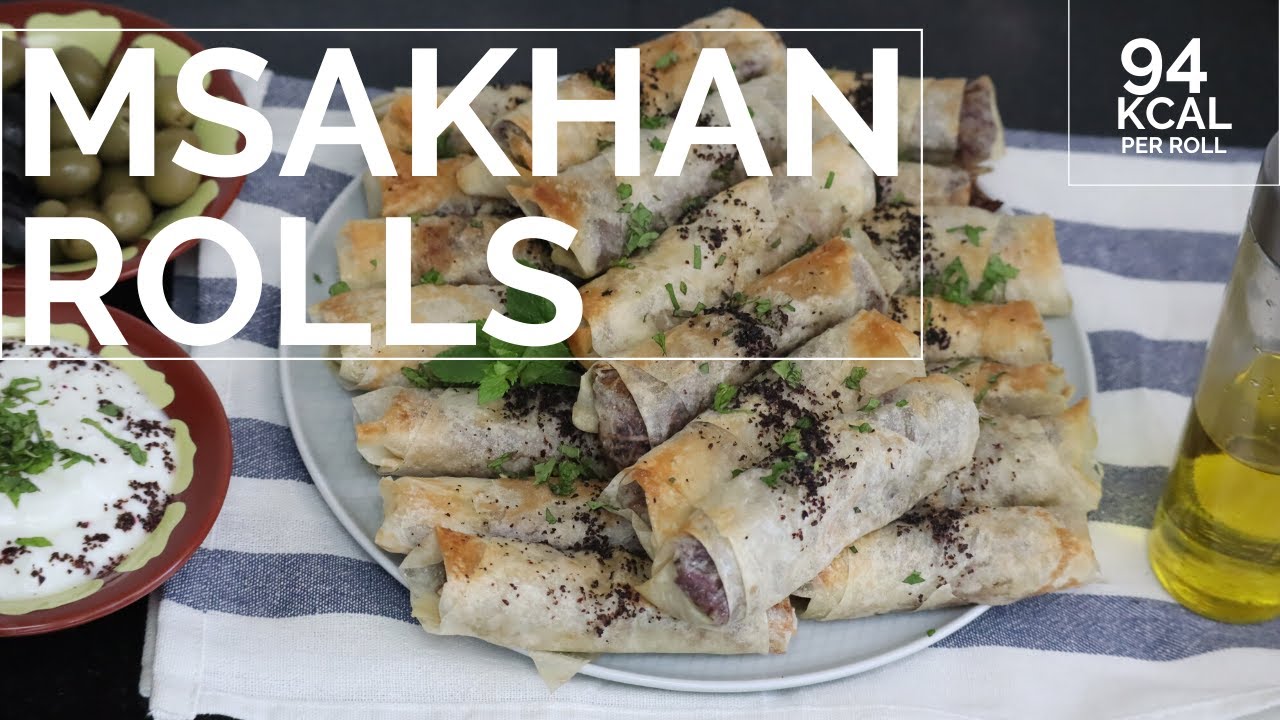 Msakhan - Chicken onion rolls with sumac - Musakhan  - مسخن رولات