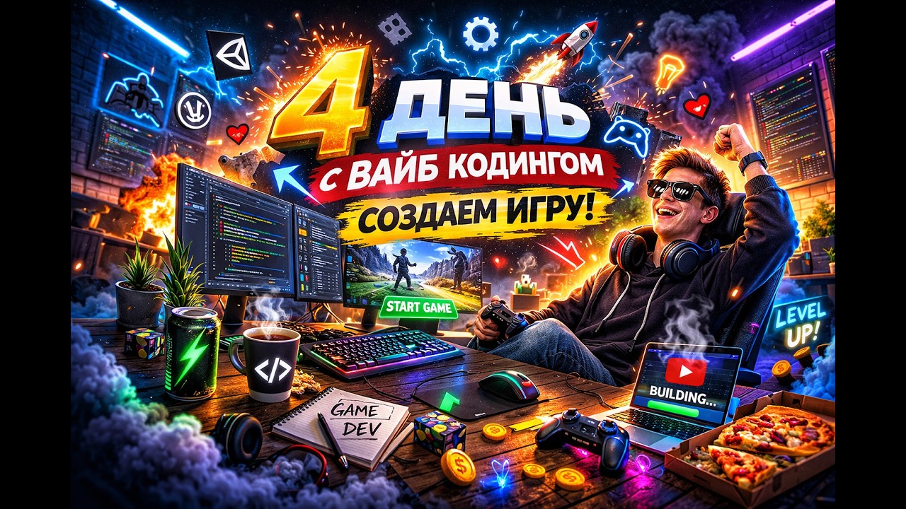 4 день с вайбкодингом / Делаю игру ферму с нуля /  куда дойдем  / Claude Code