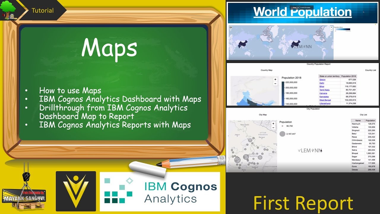 IBM Cognos Analytics Maps Example