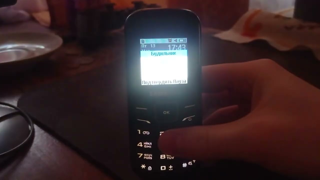 Samsung GT-E1200i Будильник / Alarm