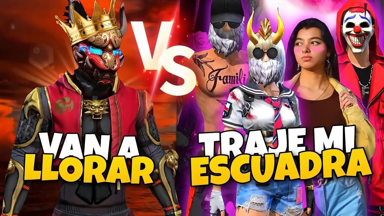 Niña tiktoker no aguanto que yo humillara a su duo y me pide la revancha🤡 Su escuadra contra mi solo