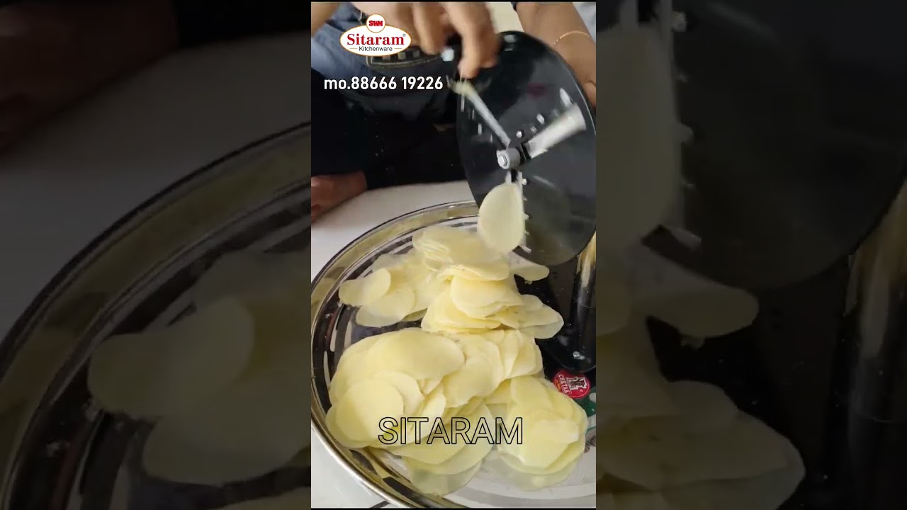 હવે આખા દિવસનું કામ કરો ફક્ત એક જ કલાકમાં || potato chips machine || Sitaram kitchenware