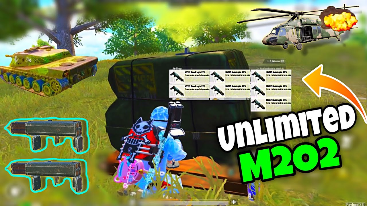 Unlimited M202 Pro I Found in Flair Drop😱PAYLOAD 3.0| TANK vs Chopper,SOLO VS ALL | PUBG MOBILE #42