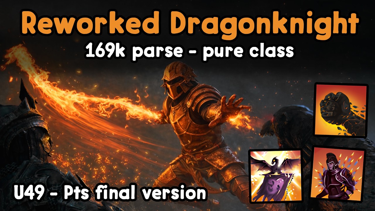 ReReworked Dragonknight (Stagger + Whip) | U49 Pts 166k parse (read description)