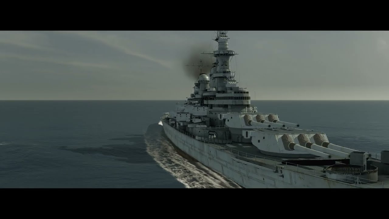 USS Iowa & HMS Conqueror vs 4 I.J.N Aircraft Carriers | BSP-Remastered