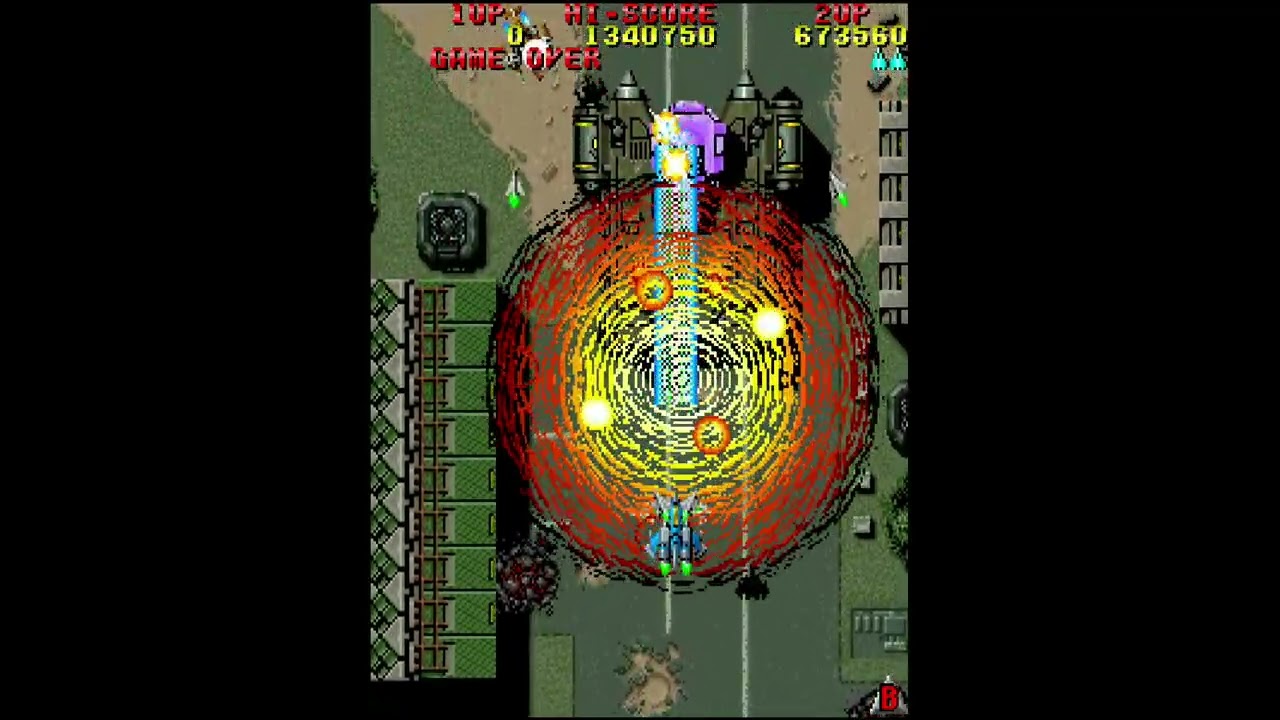 アケアカ版　雷電 海外版1CC 2-4まで 2/4