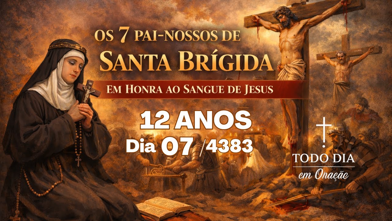 Dia 07/4383 I Os 7 Pai-Nossos de Santa Brígida | Oração do Dia