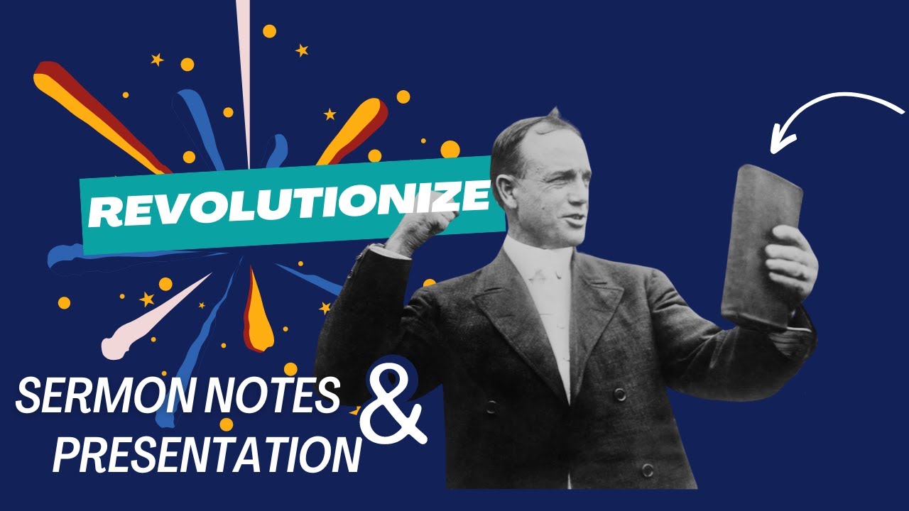 Simplify your Sermon Notes and Slides with Canva - All in one Place | Preach Better Sermons