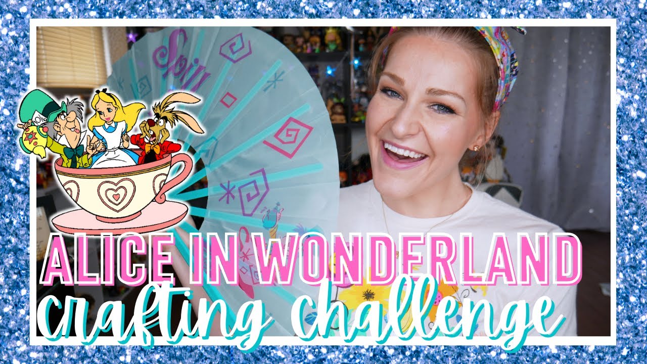 Alice In Wonderland CRAFTED DIY Challenge! Collaboration with Miss Cherry's Channel ✨