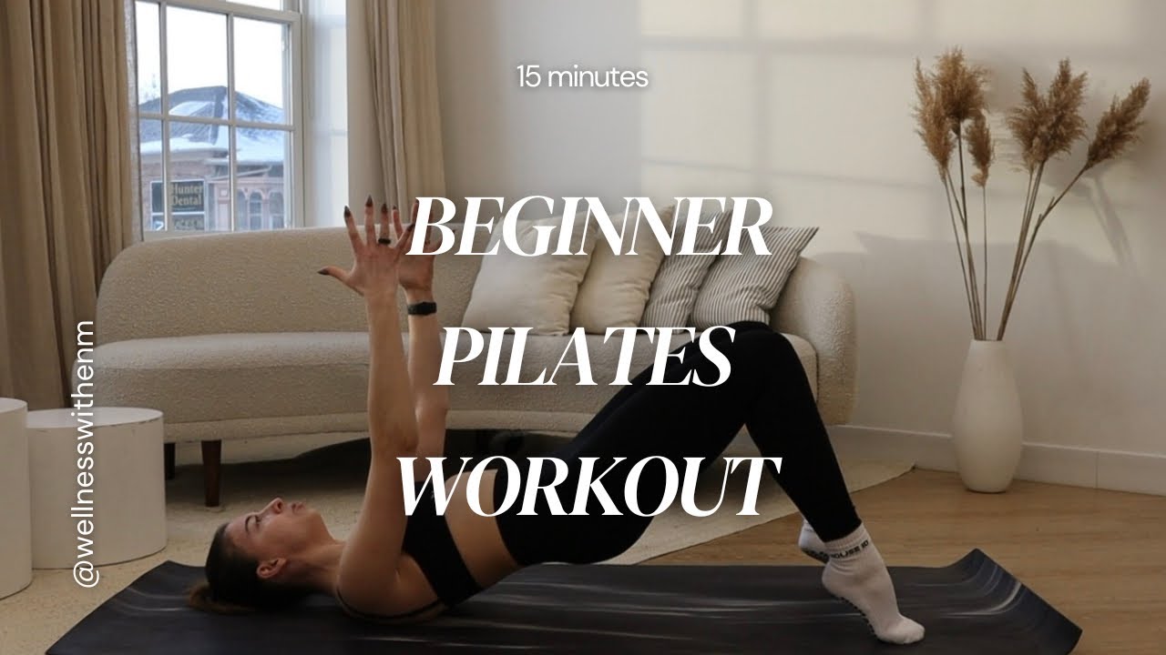 15 Minute Full Body Beginner Pilates Workout (No Equipment)