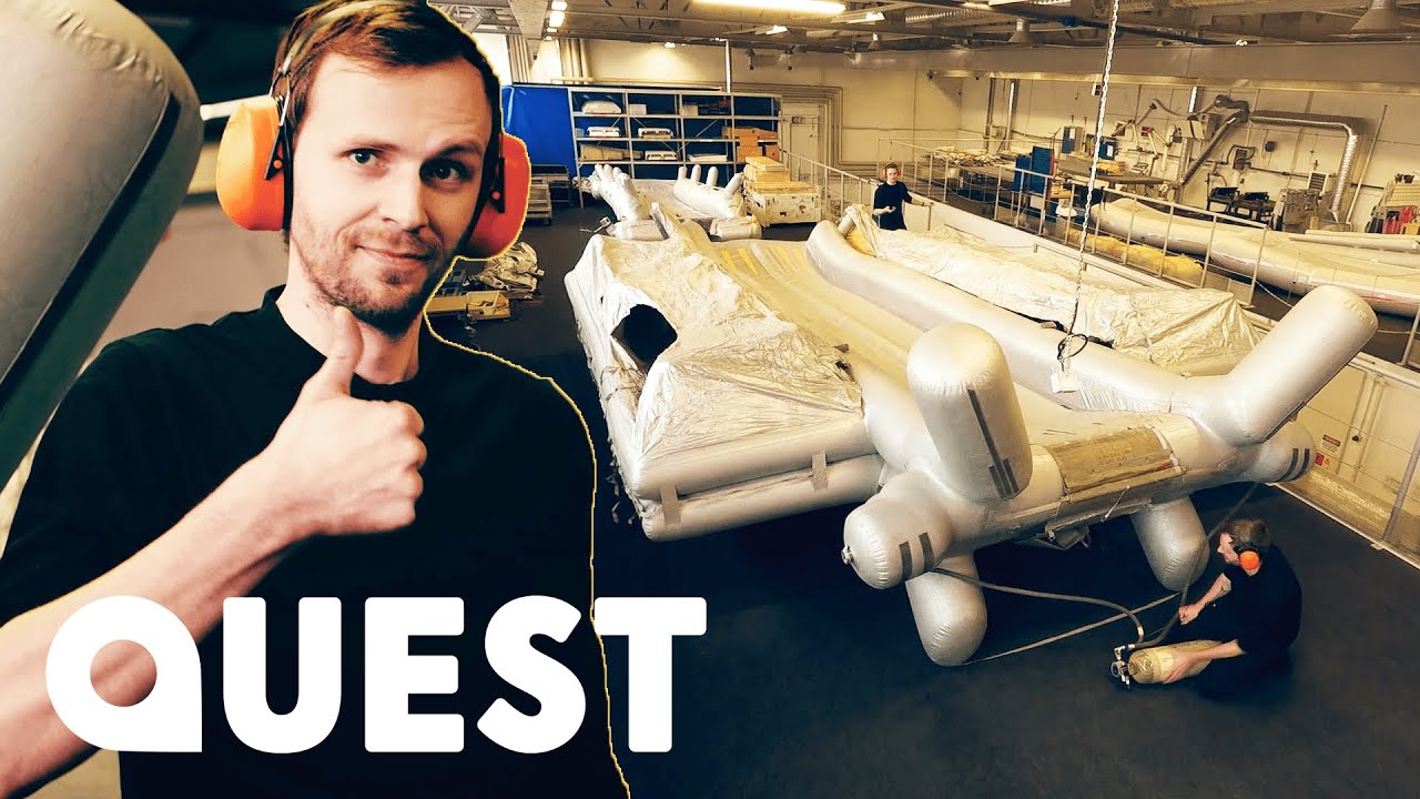 Refurbishing A Jumbo-Jet Emergency Slide | Plane Reclaimers
