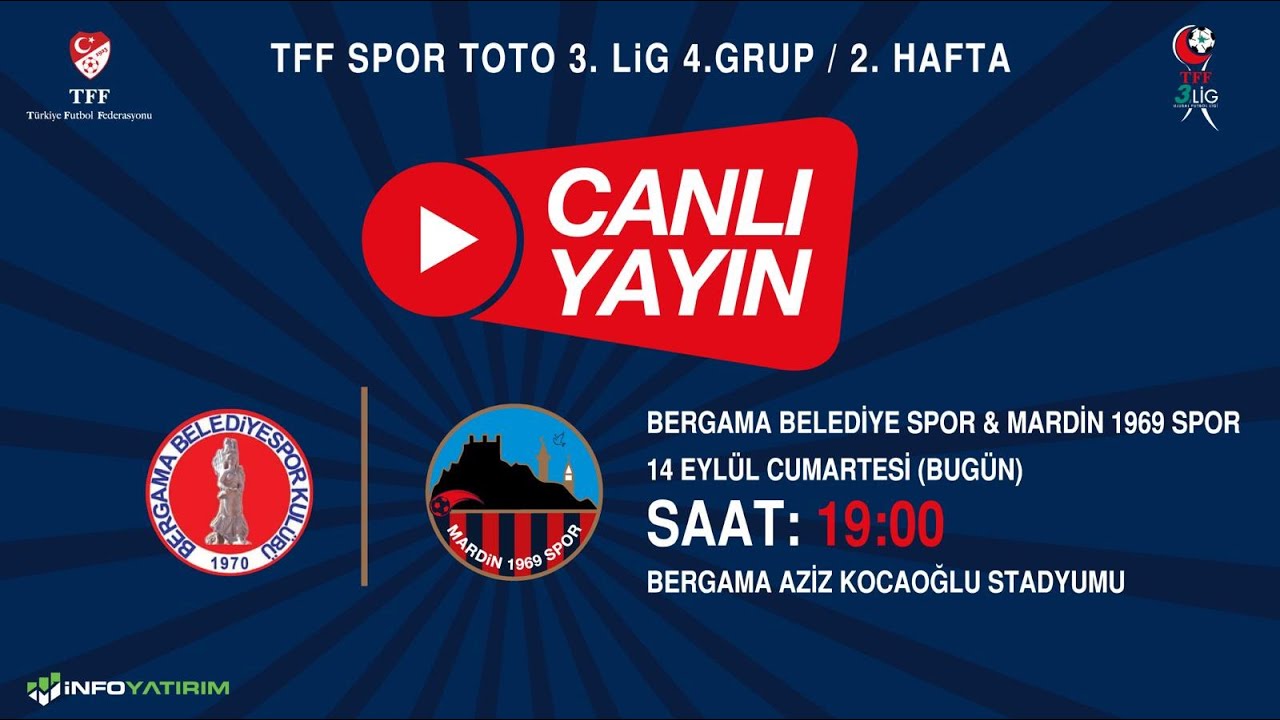 BERGAMA SPORTİF FAALİYETLER A.Ş. - MARDİN 1969 SPOR