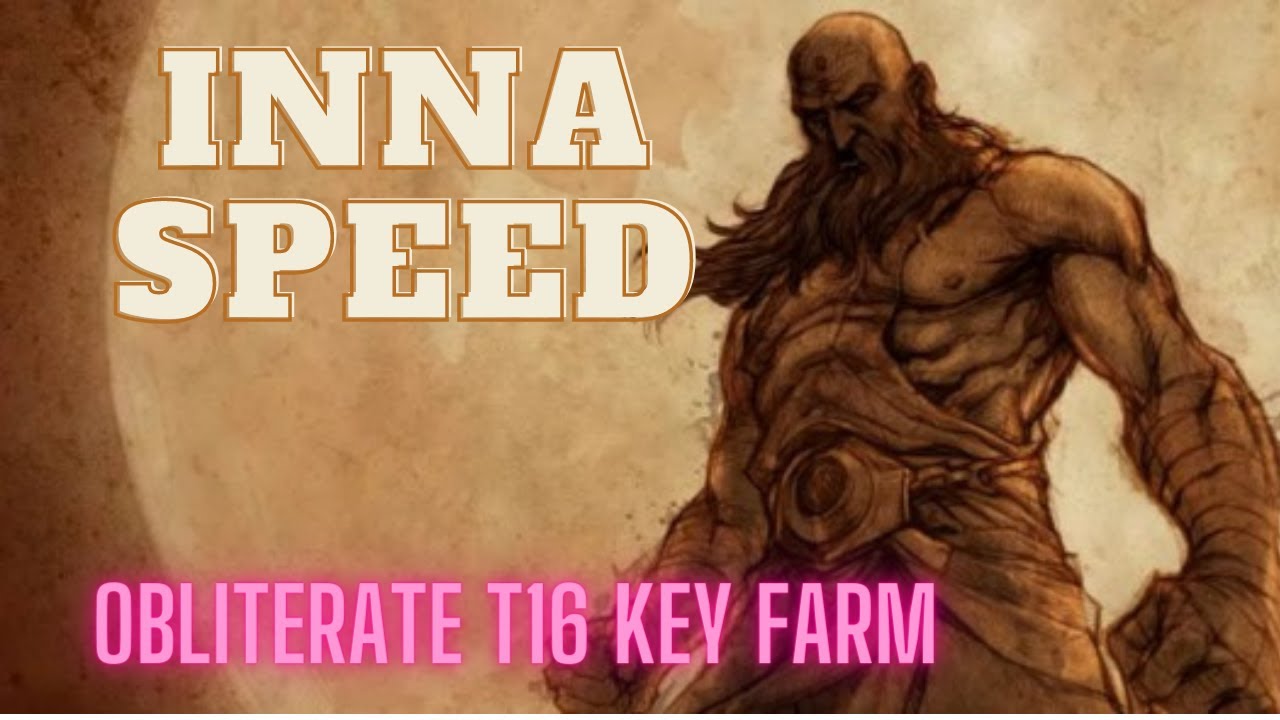 Best (ish) t16 Key Farming build. Inna monk speed!