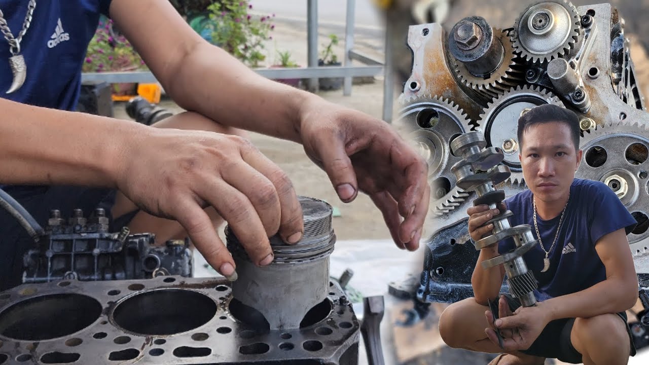 All process of overhaul, repair, restoration of yanmar 3 cylinder diesel engine. Cost 500 USD
