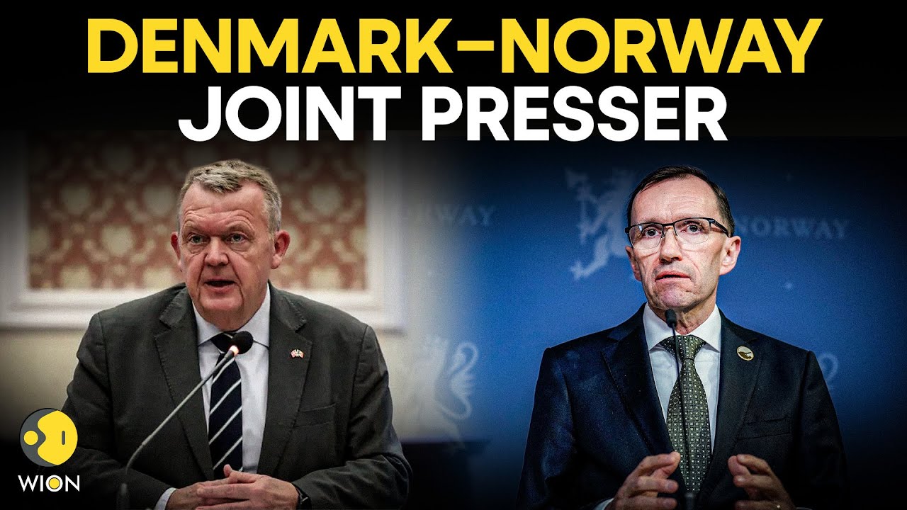 LIVE: Danish and Norwegian Foreign Ministers Hold News Conference in Oslo Amid Greenland Tensions