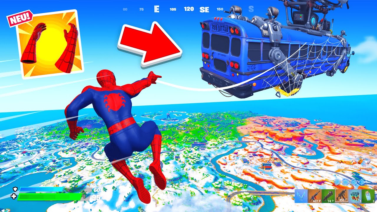 1. mal SPIDERMANS MYTHISCHE WAFFE in Fortnite 3!