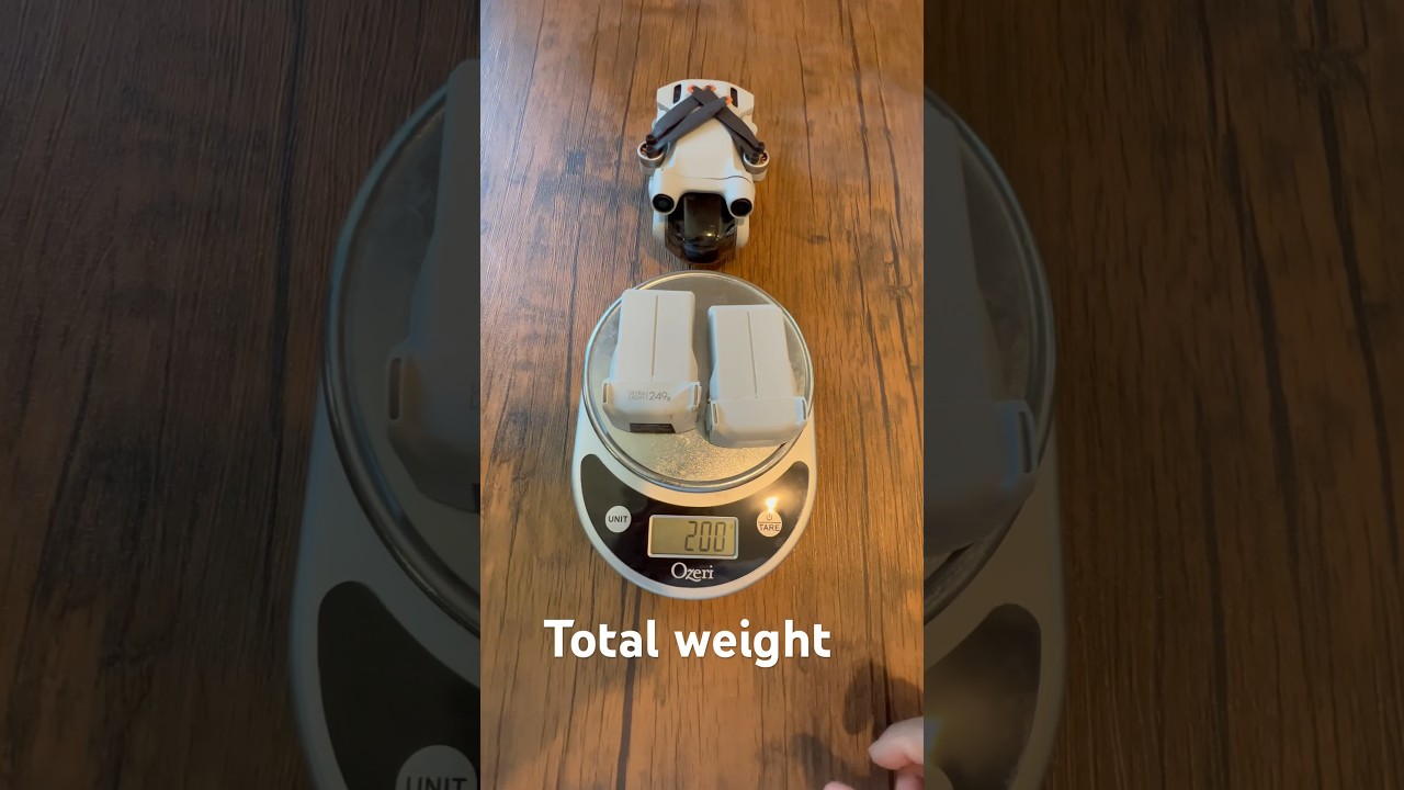 Actual weight of DJI mini 3 Pro regular battery and Battery Plus!  🔋 #shorts #dji #djimini3pro