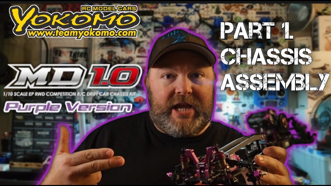 Yokomo MD 1.0 Limited Edition Purple My NEW RC Drift Car! Part 1. Chassis Assembly