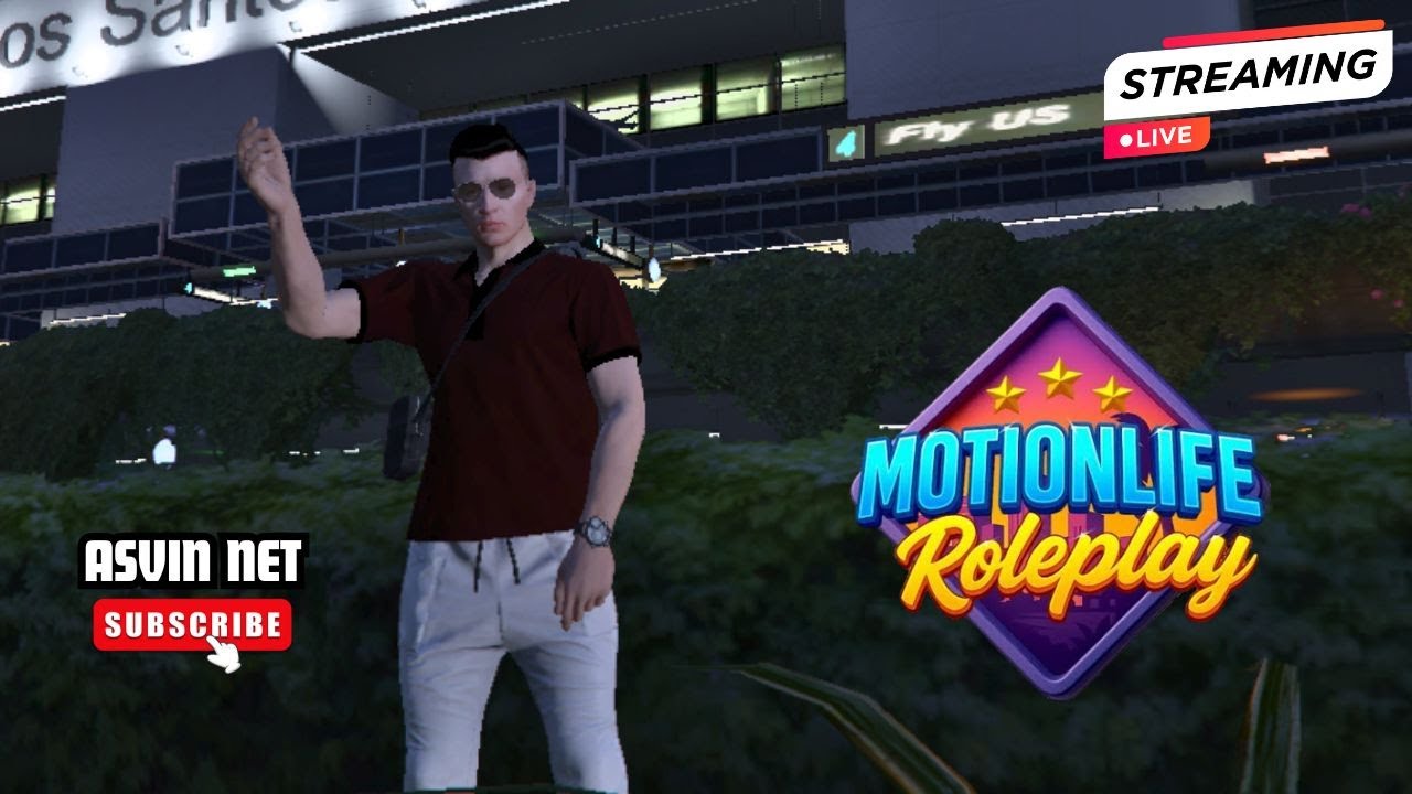 Kerja Sampingan - GTA Roleplay Live Stream #motionliferp #live #asvinnet #games #gaming