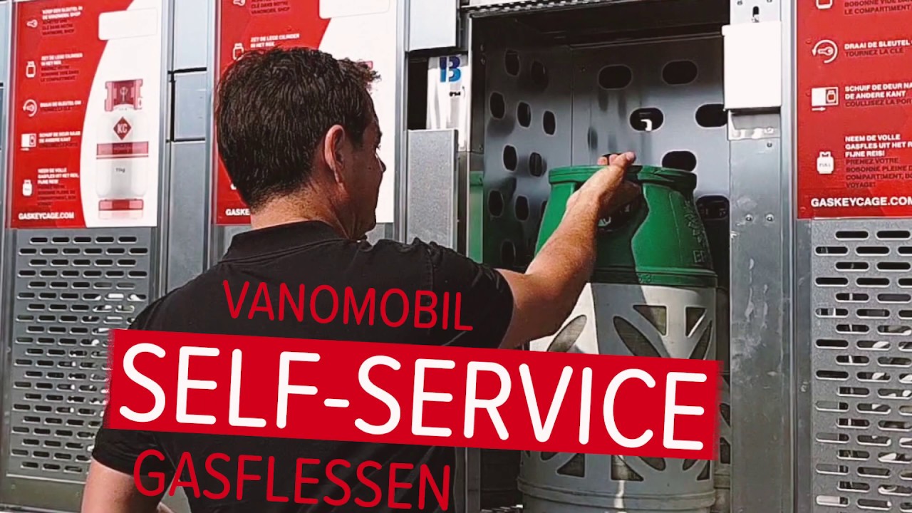 Vanomobil instructiefilmpje self service gasflessen