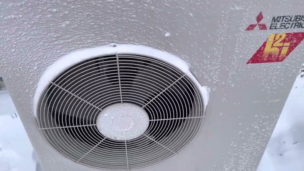 Mitsubishi 18K Hyper Heat running at -7 °f