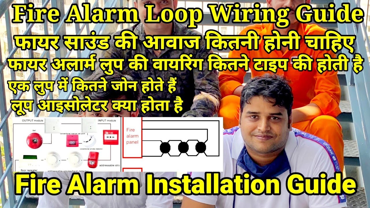 Fire Alarm System Loop Wiring & Fire Alarm Device System Installation Guide