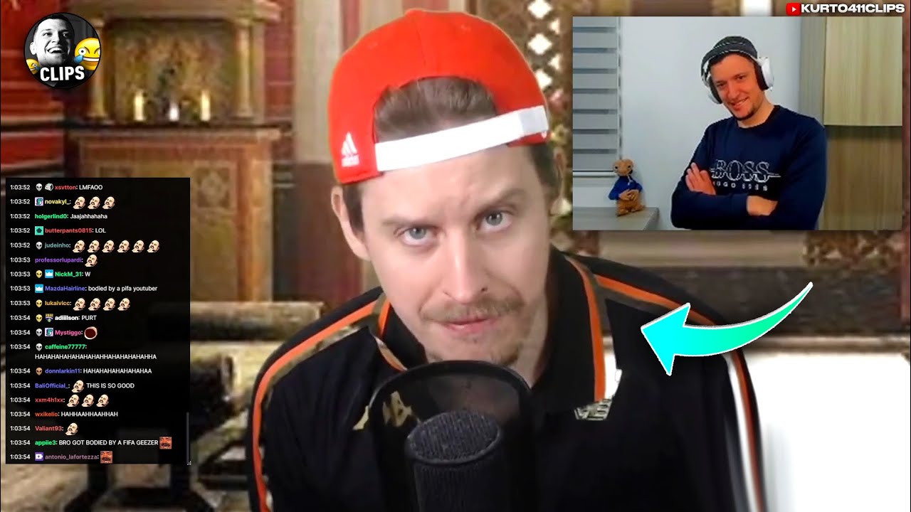 Kurt reacts to Zweback putting him in his video.. 😂