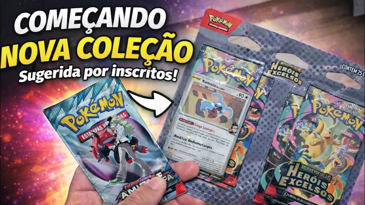 MELHOR ABERTURA DE BOOSTERS DO CANAL. Começando coleção sugerida por inscritos. 