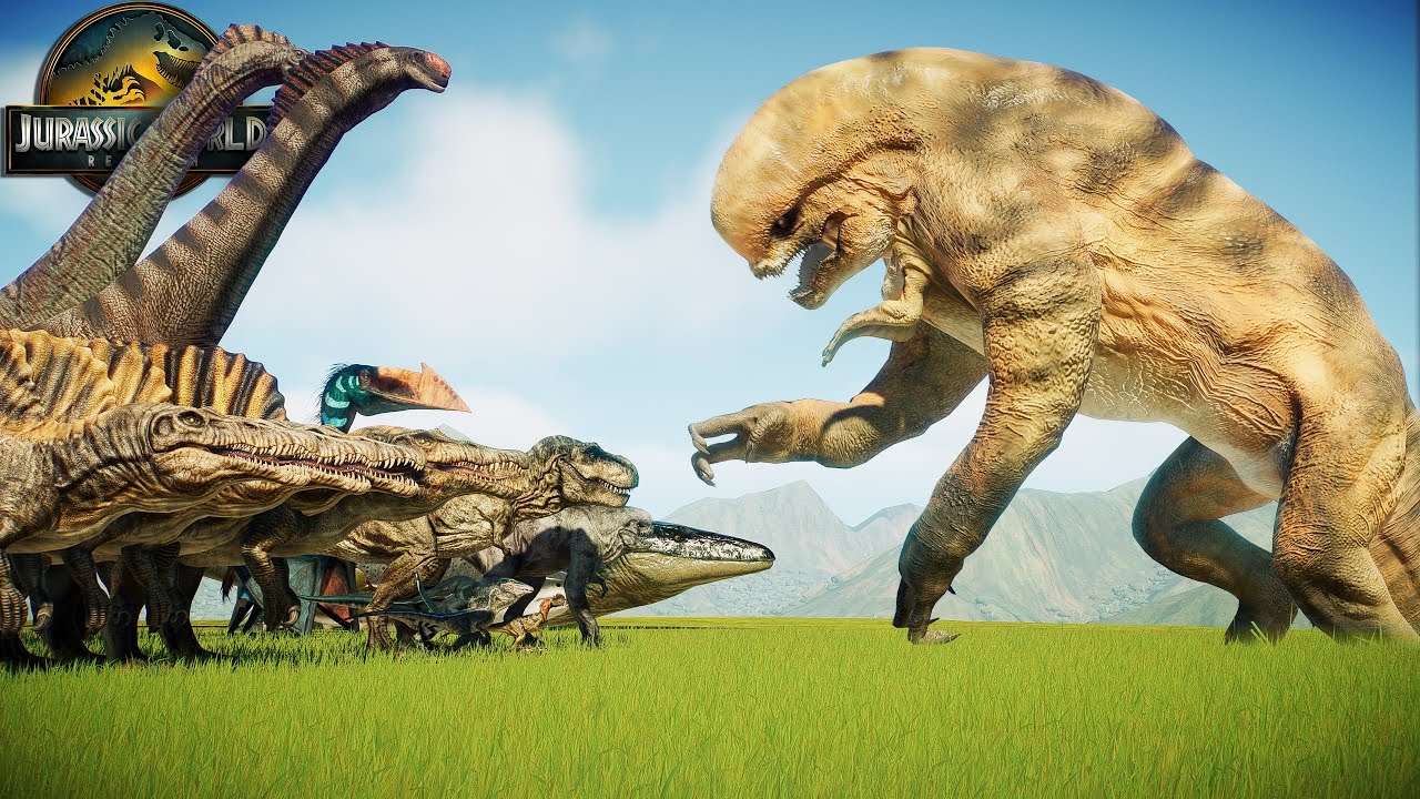 ДИСТОРТУС РЕКС ПРОТИВ ВСЕХ ВОЗРОЖДЕННЫХ ДИНОЗАВРОВ!! - Jurassic World Evolution 2