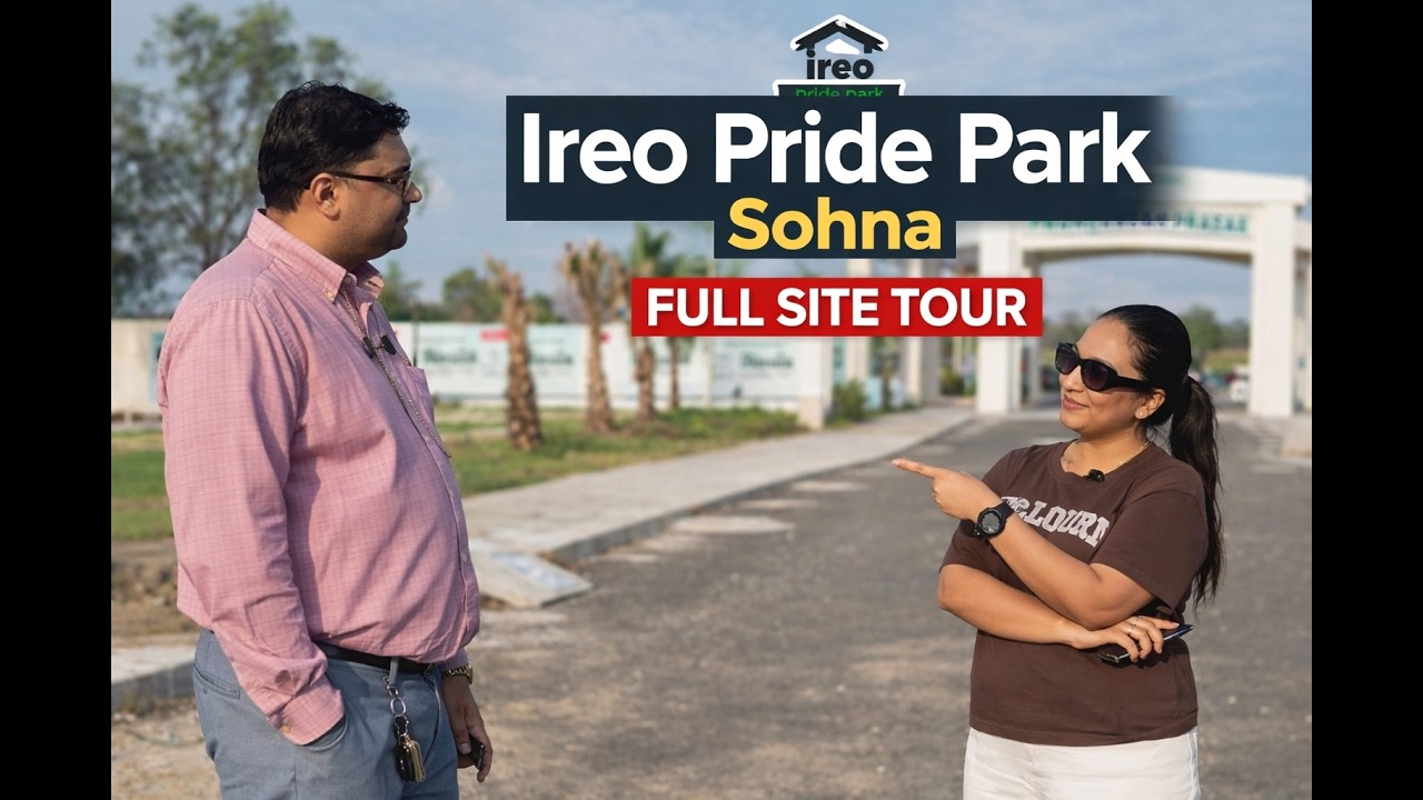 IREO Pride Park Sohna मे plots हुए ₹55000 से ₹110000 के । Plots investment in sohna