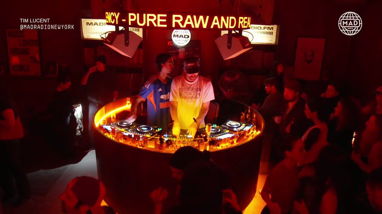 TIM LUCENT — Live DJ Set at Mad Radio New York | House, Deep House