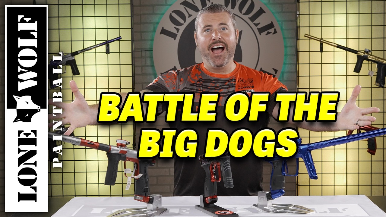DYE MXR vs PE CS3 vs DLX Luxe Idol | Paintball Guns Compared | Lone Wolf Paintball